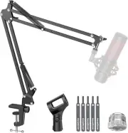 Boom Arm Microphone Mic Stand for Blue Yeti HyperX QuadCast SoloCast Snowball