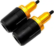 Motorbike Frame Slider Falling Protection for Kawasaki Ninja 400 Z400 2018-2023 Motorcycle Frame Sliders Anti Crash Protector Caps Falling Protection Fairing Crash Sliders (Color : Gold Ninja400)