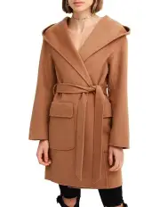 [Belle & Bloom] Sweet Escape Robe Coat Brown