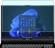 Puccy Anti Blue Light Tempered Glass Screen Protector Film, compatible with iiyama LEVEL-16FX154 16" Laptop (Active Area Cover Only) Protective Protectors Guard