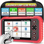 [LAUNCH] CRP123E Plus OBD2 Diagnostic Tool, Full Systems OBD/OBD2 Scanner for ENG/AT/ABS/SRS/DOOR/EPB/EES/TPMS/AFS Etc, Code Reader with 3 Reset Service SAS Reset, Oil Reset, Throttle Reset, 2025 Model