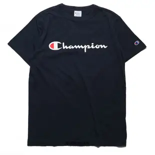 CHAMPION 短T 正品公司貨 限定款 深藍 彩色大LOGO 刺繡 短袖 男女 (布魯克林) C3H371370