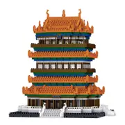 Catzon 2761 Pcs Micro Mini Blocks Chinese Guanque Tower Model for Adults Kids