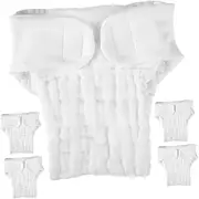 ERINGOGO Cotton Nappy Inserts 5pcs Reusable Swim Diapers Qv Gentle Wash Newborn Ddler s Size