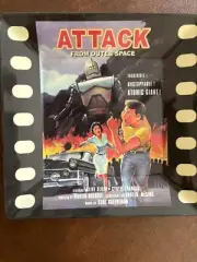 Mulberry Home Collection Retro Movie Poster Plate Attack from Outer Space