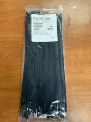 T50LDH0C2 - Double-Head Cable Zip Tie Nylon 15.6in 50lb TS PA66 Black (100 EA)