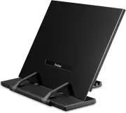 Metal Book Stand for Desk, Adjustable Document Holder for iPad, Cookbooks