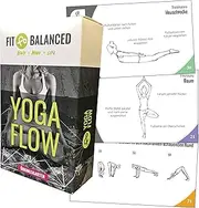 Yoga Cards for Beginners & Advanced, 60 Exercises, Online Introductory Course, Meditations & Breathing Exercises Sliding Box