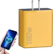 Multiport USB Charging Adapter | Multiport 120W USB Wall Charger,Type-C International Charger Block Fast Charging Wall Plug for Phones & Laptops