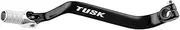 Tusk Folding Shift Lever Black/Silver Tip -Fits: Kawasaki KLR650 1987-2017