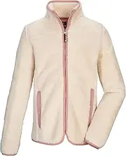 [killtec] Girls' Kow 242 Grls Flc Sherpa Jacket/Fleece Jacket with Stand-Up Collar