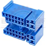 Miata 30 Way Bulkhead Connector, Blue