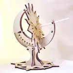 【創藝天時】日晷 | 赤道型日晷 星體 時間觀測 教具 DIY木製組裝 STEAM玩具