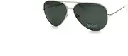[NAUTICA] mens N4639SP Sunglasses, Matte Silver/Solid G15 Polarized, 60 mm UK