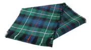 Traditional Scottish Tartan 100% Wool Plain Full Fringed Sash - MacKenzie Ancien