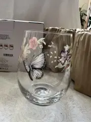 Lenox Butterfly Meadow Stemless Red Wine Set Of 4