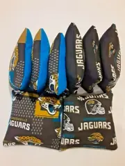 8 Cornhole Bag Set Corn Hole Jacksonville Jaguars BLK/TUR
