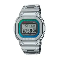 在飛比找PChome24h購物優惠-【CASIO G-SHOCK】全金屬漸層色感方形電子腕錶-鋼
