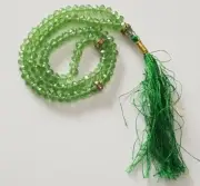 New Small Beads Crystal Green TASBIH MISBAHA ROSARY WORRY 99 BEADS