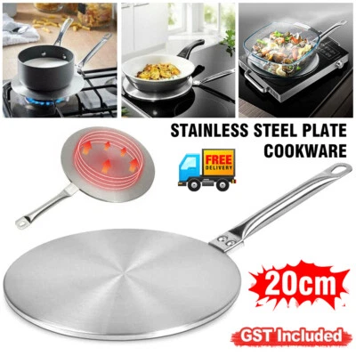 20cm Induction Hob Cooking Heat Diffuser Converter Disc Hob Adapter Plate AU