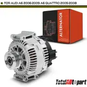 Alternator for Audi A6 2006-2009 A6 Quattro 2005-2008 V6 3.2L 180A 12V Clockwise (for: Audi)