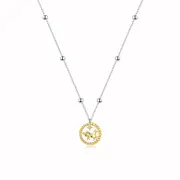 Sterling Silver Taurus Hypoallergenic Necklace