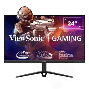 【ViewSonic 優派】VX2428 24型 IPS FHD 180Hz 電競遊戲螢幕(FreeSync/HDR10/內建喇叭/0.5ms)