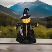 BLUE SKY CLAYWORKS HALLOWEEN SCARE CROW AT THE CEMETARY
