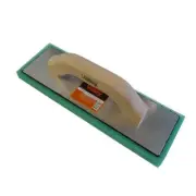 12" x 4" GREEN FOAM FLOAT, WOOD HANDLE, TRWF-412F