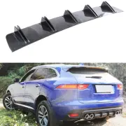 Carbon Style Car Rear Diffuser Fins Bumper Splitter For Jaguar XE XJ XF F-Pace (for: Jaguar)