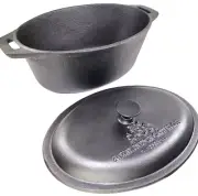 Cast Iron Casserole Pan 4 Liter 4.2 Quart Casserole ROYAL DUTCH CAST IRON