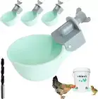 Chicken Waterer Cups, Automatic Chicken Water, Anti-Leak System, Holds 50% More