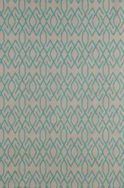 Lacefield Designs Zoe Peacock heavy basket cotton rayon fabric by the yard aqua