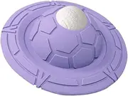 Dog Flying Disc Toy Puppy Flyer Toy Dog Fetching Toy for Small Medium Large Dogs Training Fetching Interactive Toy, Violet