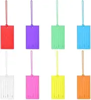 PACKOVE 8pcs Suitcase Tags Luggage Tag Baggage Boarding Tag Travel Suitcase Label Handbag Tag