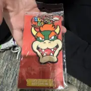 Super Mario Soft PVC Rubber Keychain - Bowser (Head) - Officially Licensed