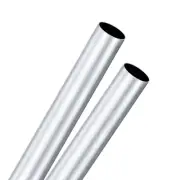 2-Pack 6063 Aluminum Round Tube, 26mmx28mm(IDxOD) 300mm Length Straight Tubing