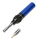 Cordless Butane Gas Blow Torch Soldering Iron Gun Welding Pen 1300℃ (Blue) Spare
