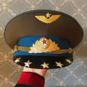 USSR Soviet Military KGB State Security Officer Army Visor Hat Cap Original