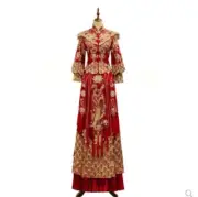 Womens Bride Chinese Wedding Dress Embroidery Cheongsam Qipao Ballgown Suit NEw