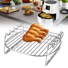 BBQ Holder Barbecue Rack Air Fryer Rack Grill Baking Tray Air Fryer Accessories