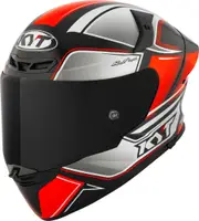 KYT TT-Revo Tourist Helmet, red, Size L for Men