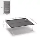 Folding Mini Table Foldable Ultralight for Outdoor Camping Hiking Picnic Table