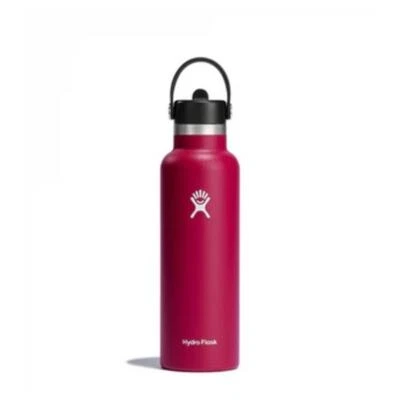New 21 oz HYDROFLASK Standard Mouth Lupine Snaper Pink Fuchsia NWT Water Bottle