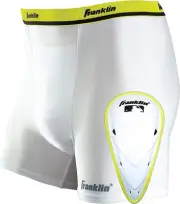 Franklin Sports Compression Shorts with Cup - Youth and Adult Sizes Size:Yout...