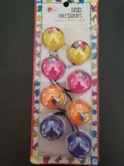 Tara Ponytail Holders Vtg 1995 Teddy Bear Large Twin Bead Rare & HTF. NIP. V194