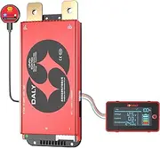 DALY BMS 24V 8S 150A Display - Smart BMS with 3 Inch LCD Screen, WiFi Bluetooth Module, Supports RS485 CAN for 24V LiFePO4 Energy Storage for Home RV