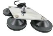 Procomm Pro Quad CB Radio Antenna Magnet Mount, 4-4" Magnet Design, 1/4" Thick A