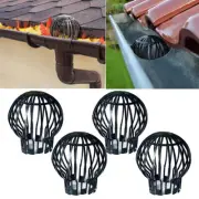4PCS Gutter Downpipe Pipe Filter Dirt Guard Protection Cover Circular Mesh Cover