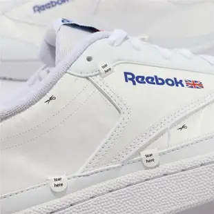 Reebok 休閒鞋 Club C 85 X U 白 藍 男鞋 小白鞋 可繪鞋面 復古 GY8789